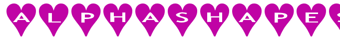 AlphaShapes hearts
